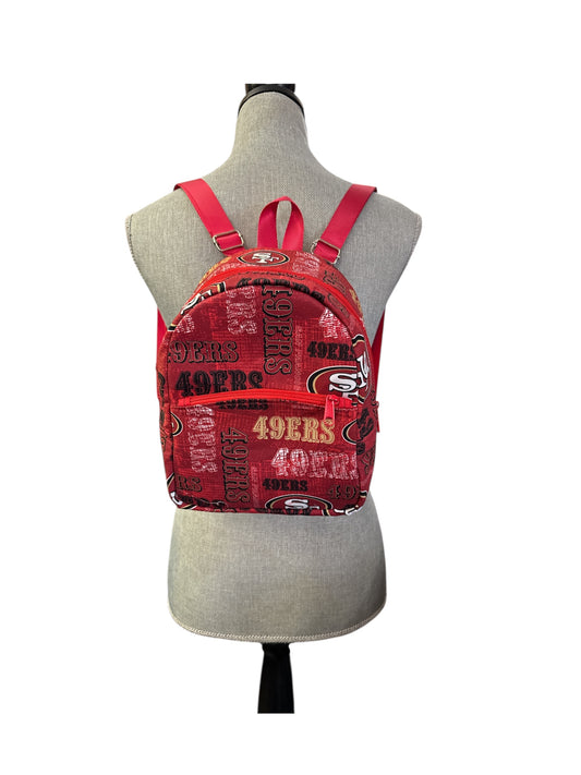 49ers mini backpack