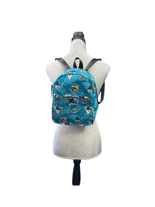San Jose Shark mini backpack