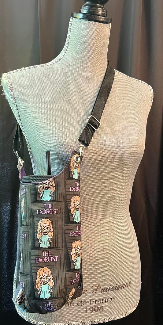 clearance H20 sling Regan {The Exorcist}  print with side zipper