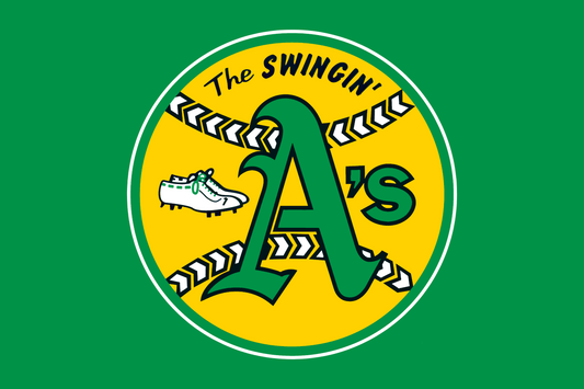 Clearance Swinging Oakland A's flag