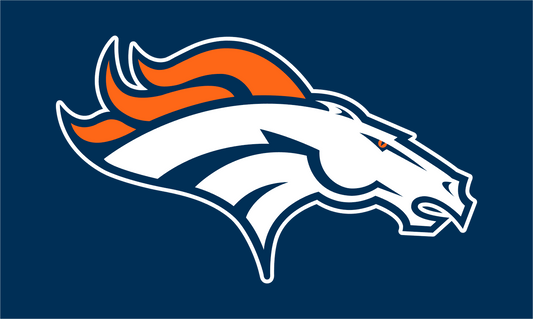 clearance Denver Broncos flag 5ft by 3ft