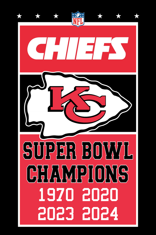 Clearance Kansas City Chiefs banners style flag