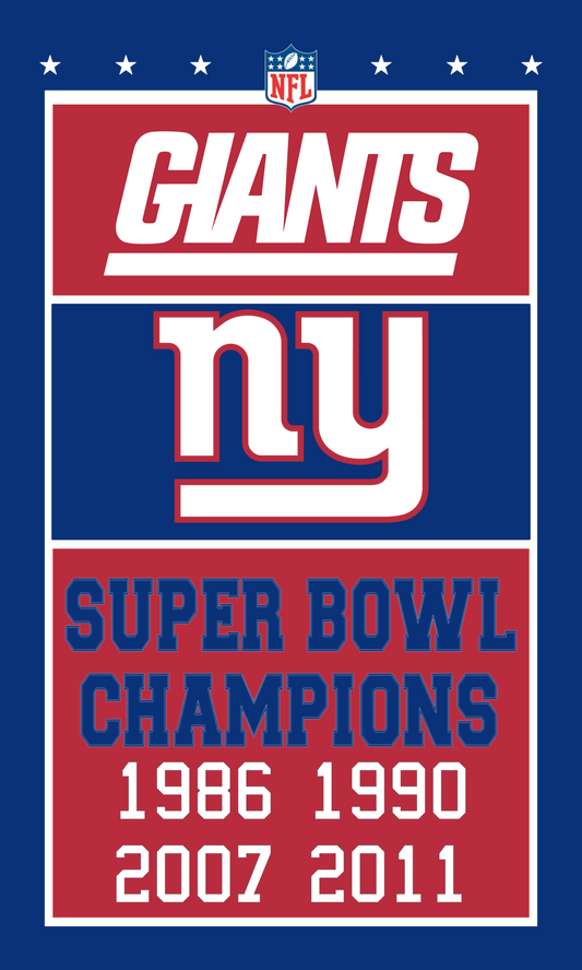 Clearance NewYork Giants banner style flag