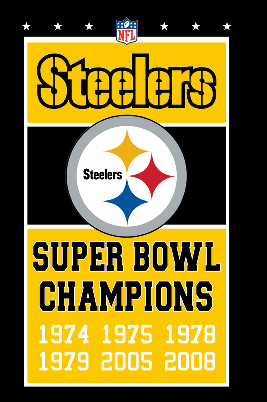 Clearance Pittsburgh Steelers banners style flag